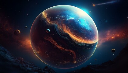 Obraz premium Space astronomy universe sphere