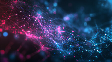 Obraz premium Digital backdround ideal for technological operations, neural networks, AI, data transmission and encryption, digital archives, audio and visual representations, scientific research