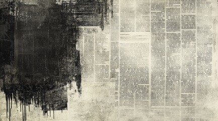 Grunge newspaper texture