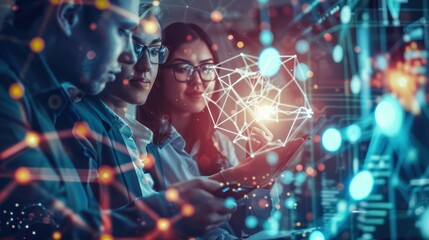 Digital consulting team brainstorming digital transformation ideas. 