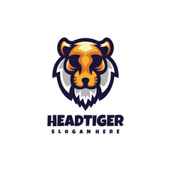 Vector tiger mascot logo