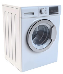 washing machine, laundry, cleaning, di-cut, PNG file, isolated background.