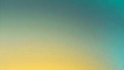 Naklejka premium gradient background teal blue to mustard yellow color blur watercolor abstract banner