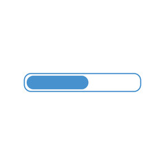 Loading Bar Glyph Icon