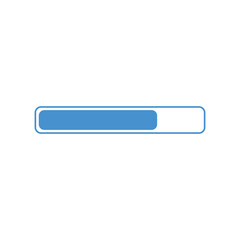 Loading Bar Glyph Icon