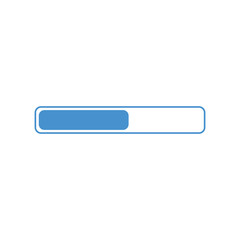 Loading Bar Glyph Icon