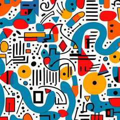 abstract seamless pattern