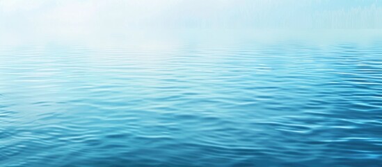 Naklejka premium Serene Blue Water Ripples