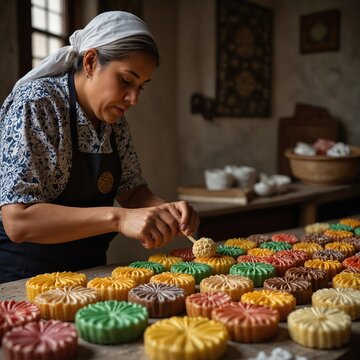 Artisan Crafting Traditional Sweets