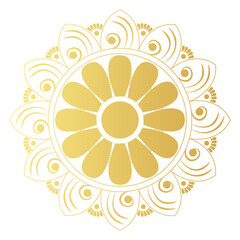 Gold Mandala. golden and circular mandala vector illustration design Stock Vector Image & Art. Golden mandala PRINT! by AtomiccircuS on DeviantArt.