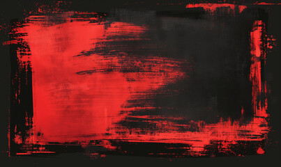 Red and black color background, brush stroke, grunge style, minimalistic design, epic wallpaper