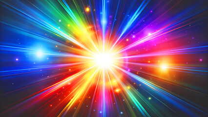 Fototapeta premium Zoom light effect background