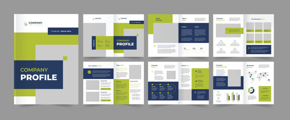 Company Profile Design Business Brochure Template