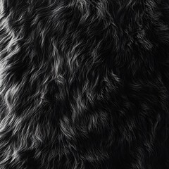 Naklejka premium Captivating Black and White Fur Texture for 3D Modelling and Cinema Applications