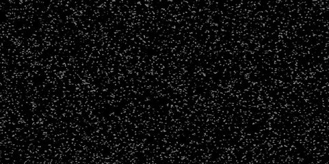 Abstract Grunge texture overlay with fine grains isolated on white background. Black glitter texture abstract background banner.