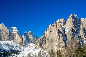 Dolomites, winter landscape, Italy