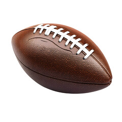 A high-quality image of a brown leather football showcasing its texture and classic design.