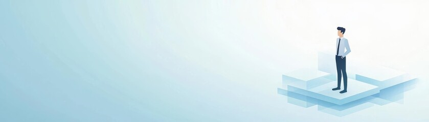 Information hub, digital transformation, high-tech visuals, flat design illustration