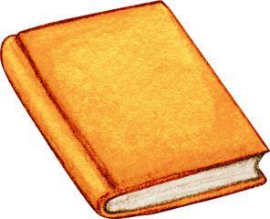 Watercolor hand drawn book