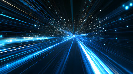 Blue light, technology background