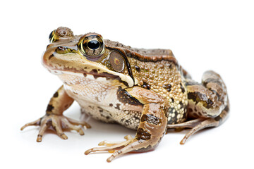 Naklejka premium a frog with a pair of glasses on its face