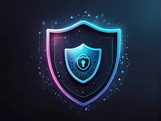 Cyber Security Data Protection Business Technology Privacy concept. 3D Illustration