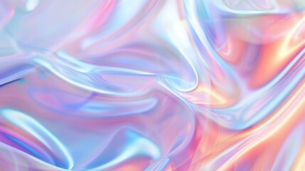 Obraz premium A minimalist holographic background with a simple, clean design and a focus on negative space, creating a sense of elegance and sophistication.