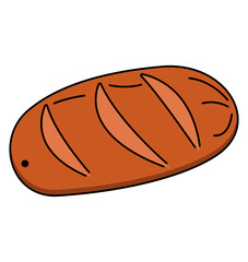Meat Sausage Illustration