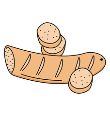 Sausage Illustration