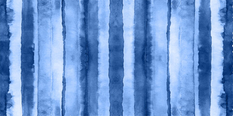 Tie Dye Shibori - horizontal Vector Background in Indigo color. Watercolour vector Texture. Organic Texture Element Wabi Sabi, Ikat.