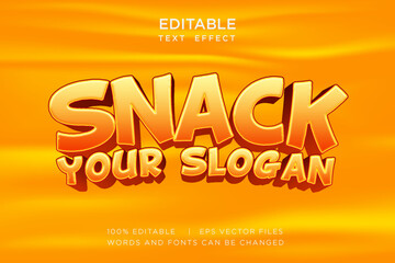food editable text effect
