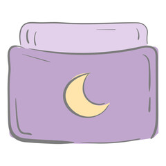 Night Cream Doodle Good for design and illustration of cosmetic products, makeup artists, cosmetic shops, skin care, and beauty workshops