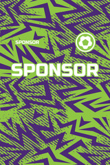 Jersey sublimation geometric ornament for soccer football racing motocross pattern