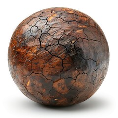 Cracked Wooden Sphere