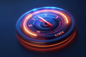 Futuristic Speedometer