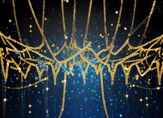 Abstract black background with floating analogdigital waveforms for signal processing concept. Concept Abstract, Black Background, Waveforms, Signal Processing Concept, Analog-Digital 