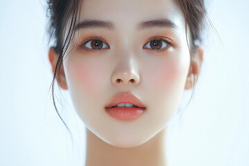 Fototapeta premium Close up portrait of a woman