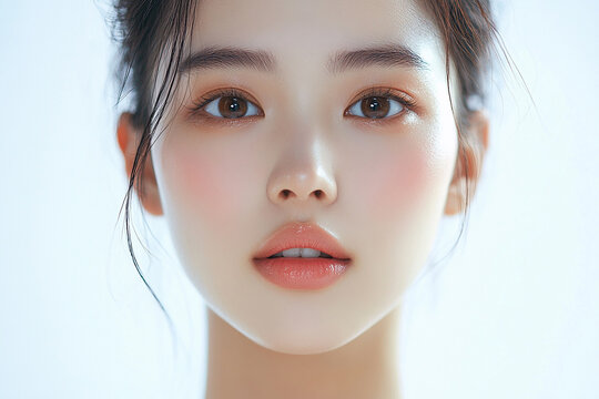 Close up portrait of a woman