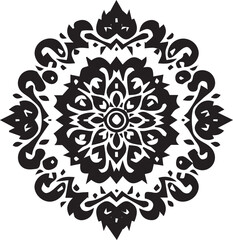 Classic ornament frame, Vintage border illustration