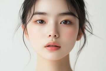 Fototapeta premium Close up portrait of a woman