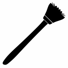 Brushes Black silhouette