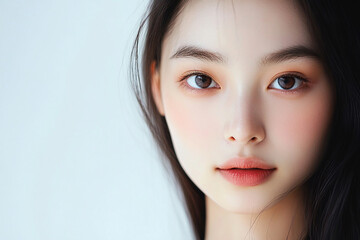 Close up portrait of a woman