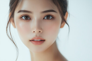 Close up portrait of a woman