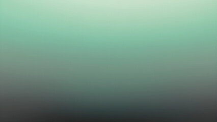 Obraz premium gradient background charcoal black to mint grean color blur watercolor abstract banner