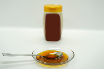 Pure Honey Mockup Bottle Isolated Background