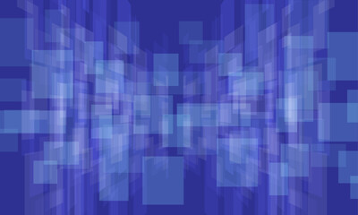 Blue geometric layered box vector abstract background illustration stock illustration