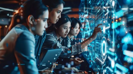 An Innovative Team Collaborating Effectively on a CuttingEdge HighTech Interface Project