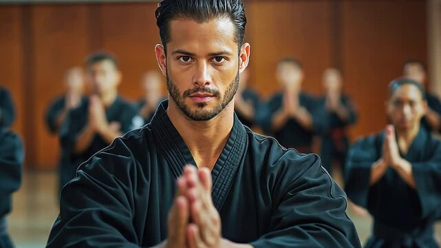 instructing on proper blocking technique