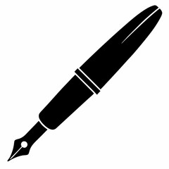 Fountain pen Black silhouette