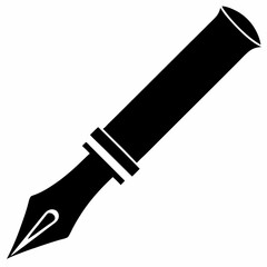 Fountain pen Black silhouette